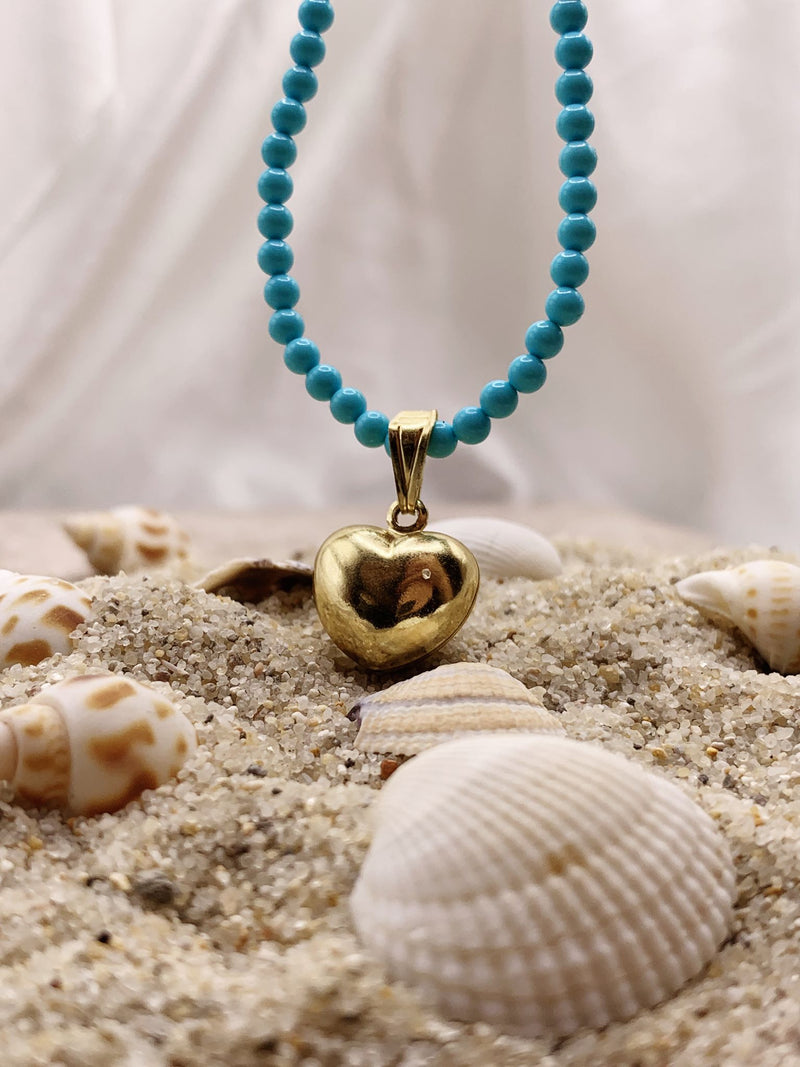 Collana mini turchesina charm