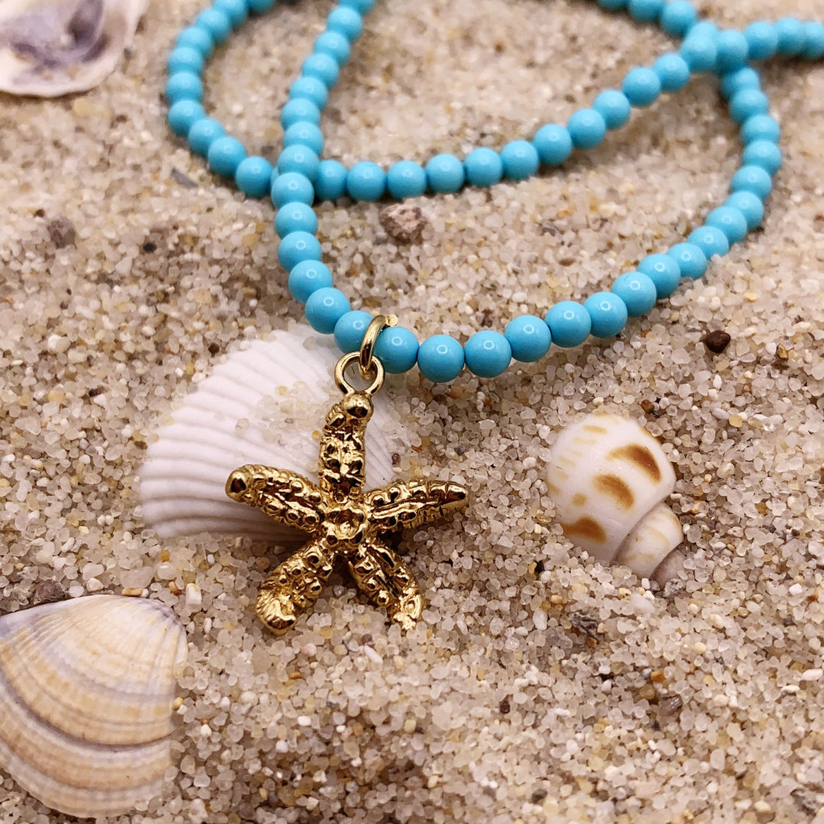 Collana mini turchesina charm