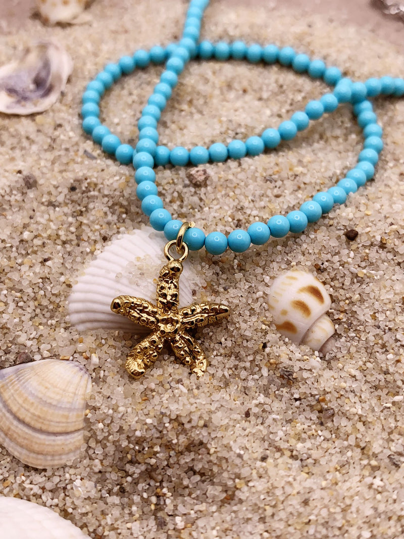 Collana mini turchesina charm