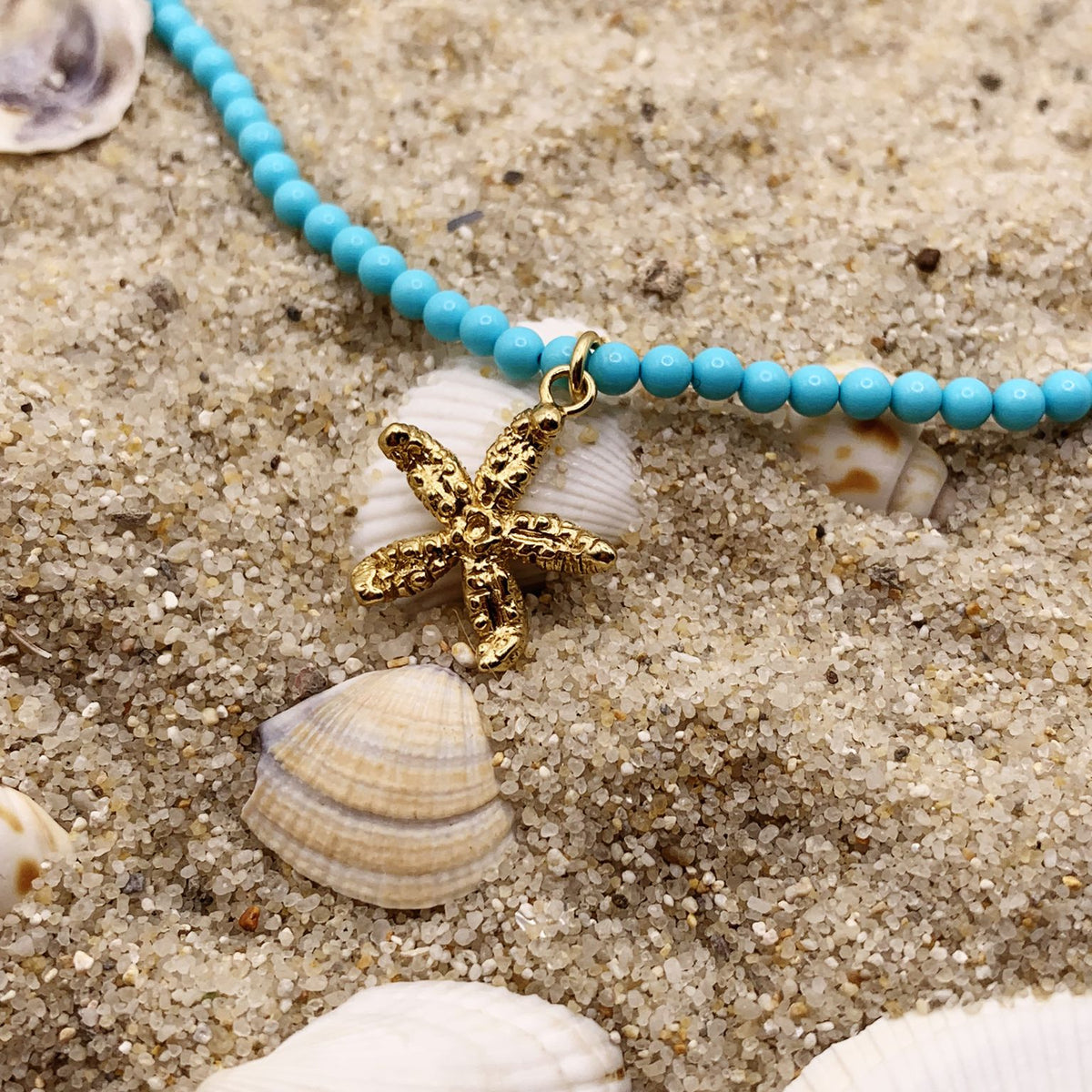 Collana mini turchesina charm