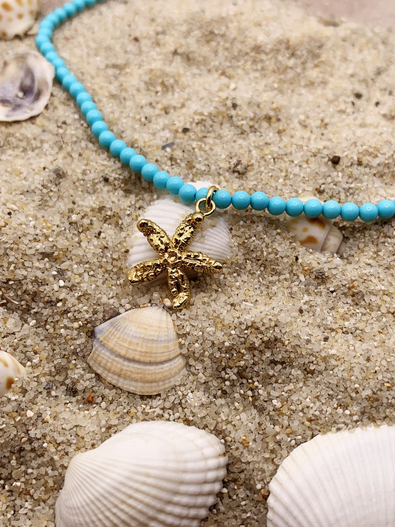 Collana mini turchesina charm