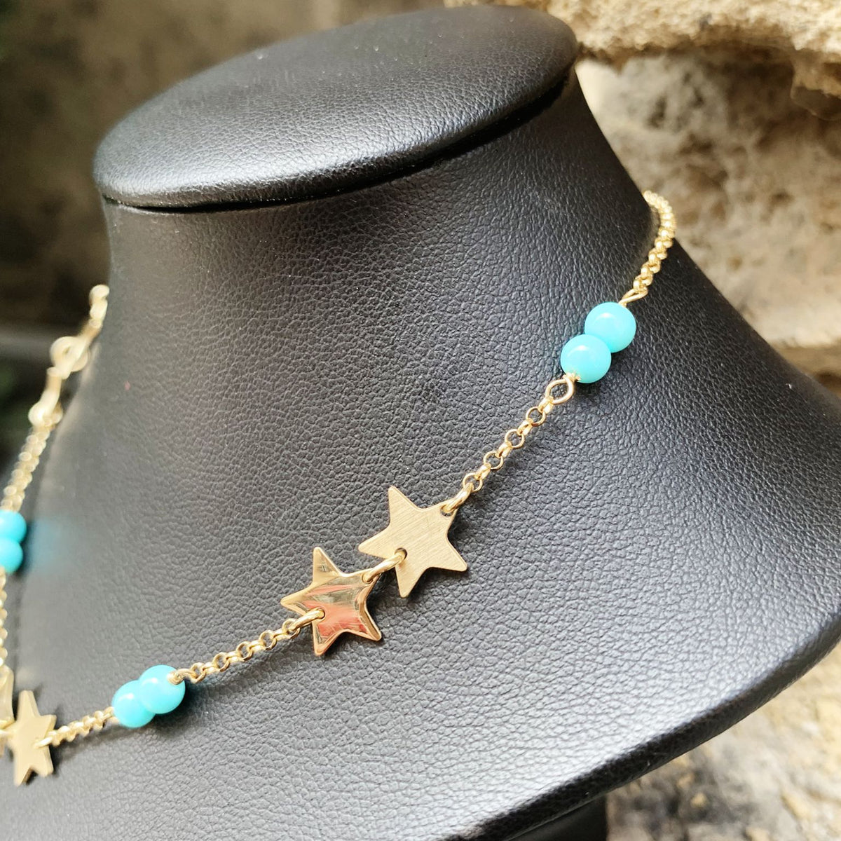 Collana stella turchina