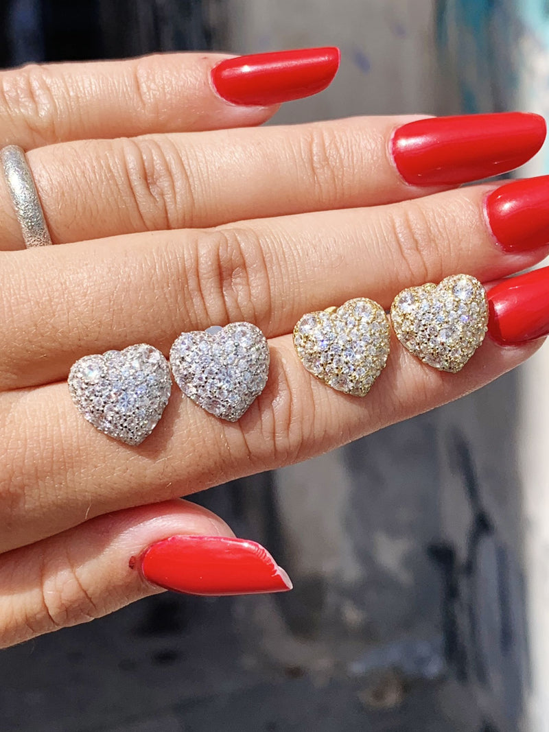 Orecchini cuore luxury