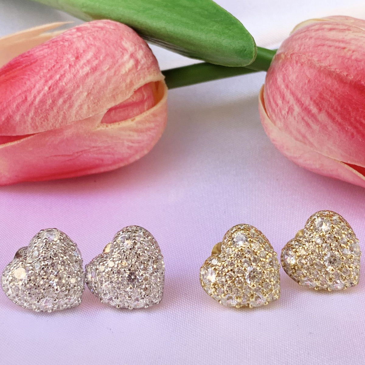 Orecchini cuore luxury
