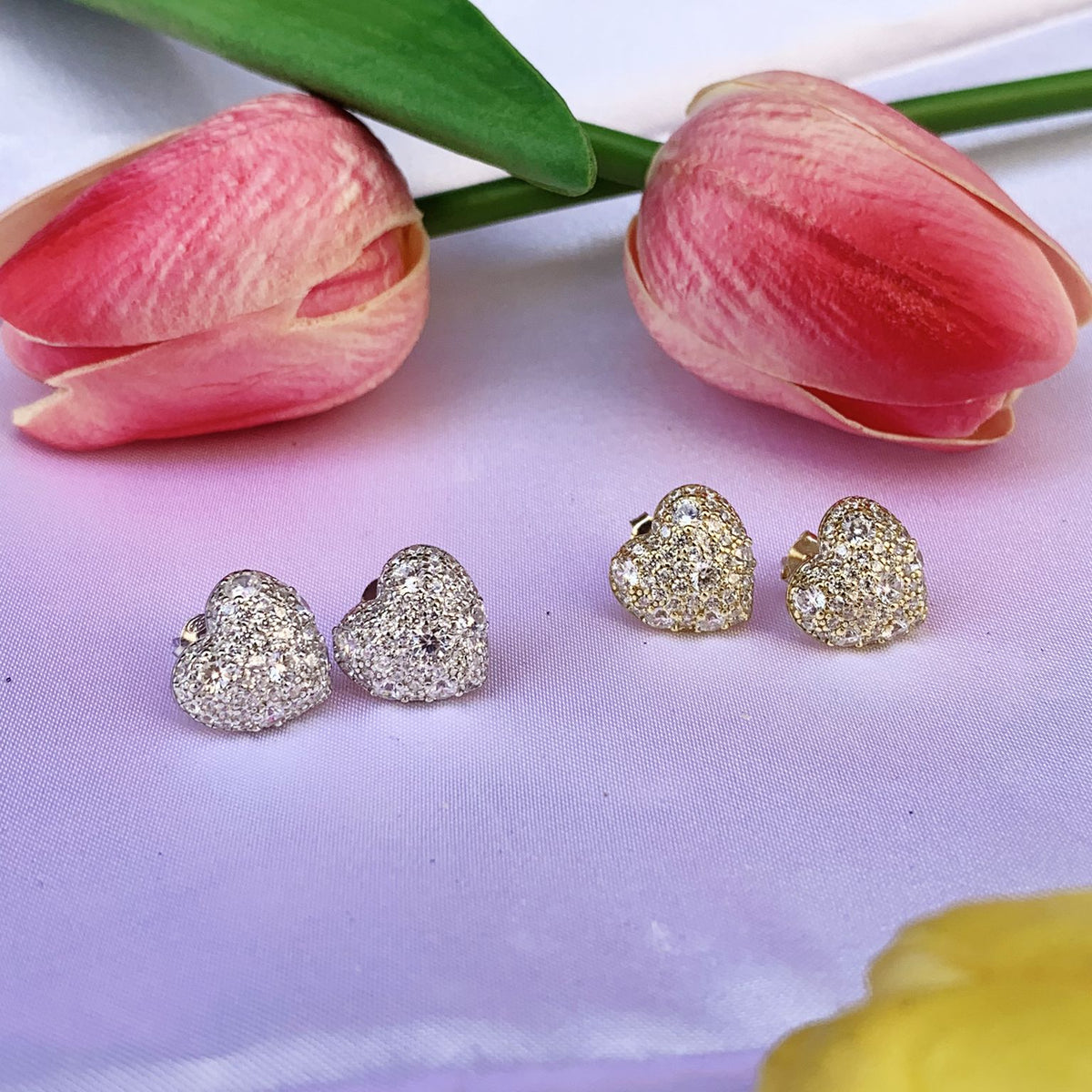 Orecchini cuore luxury
