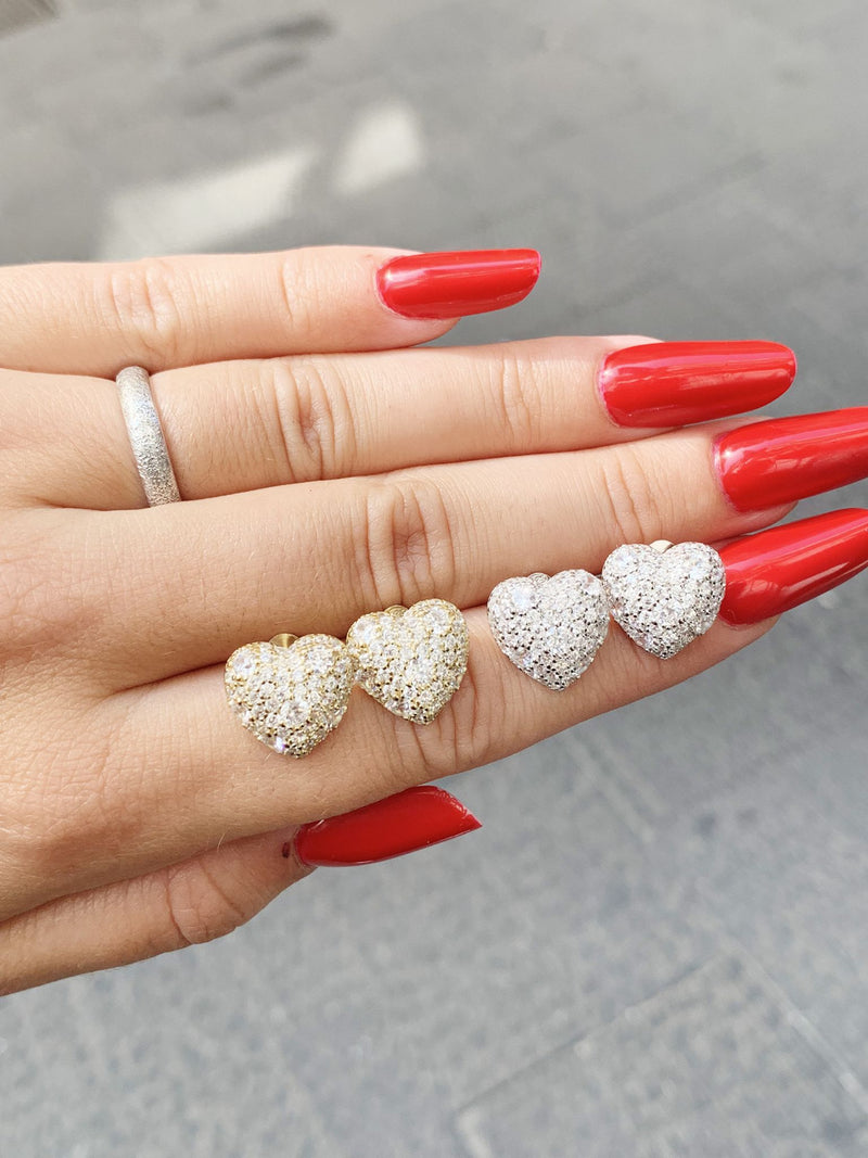 Orecchini cuore luxury