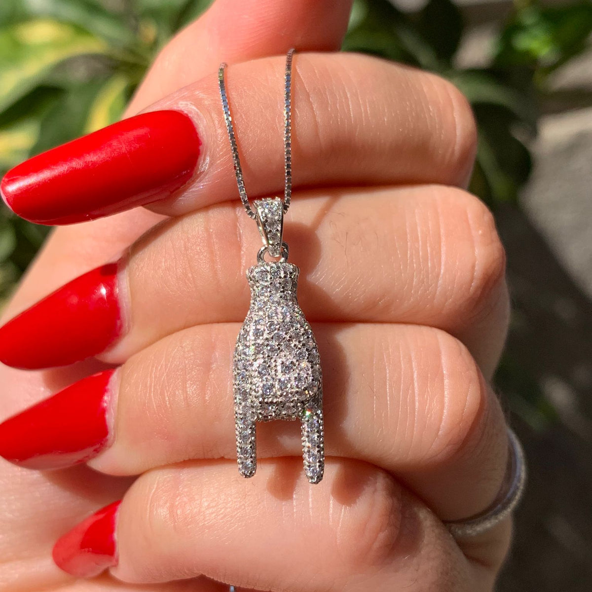 Collana corna shine