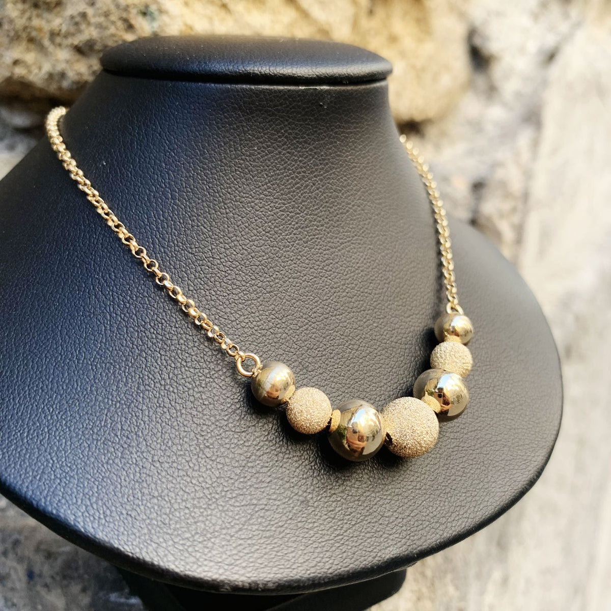 Collane sfere gold