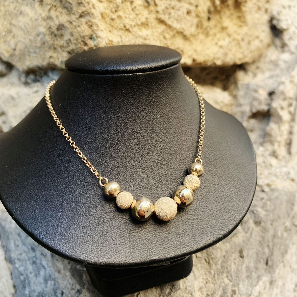 Collane sfere gold