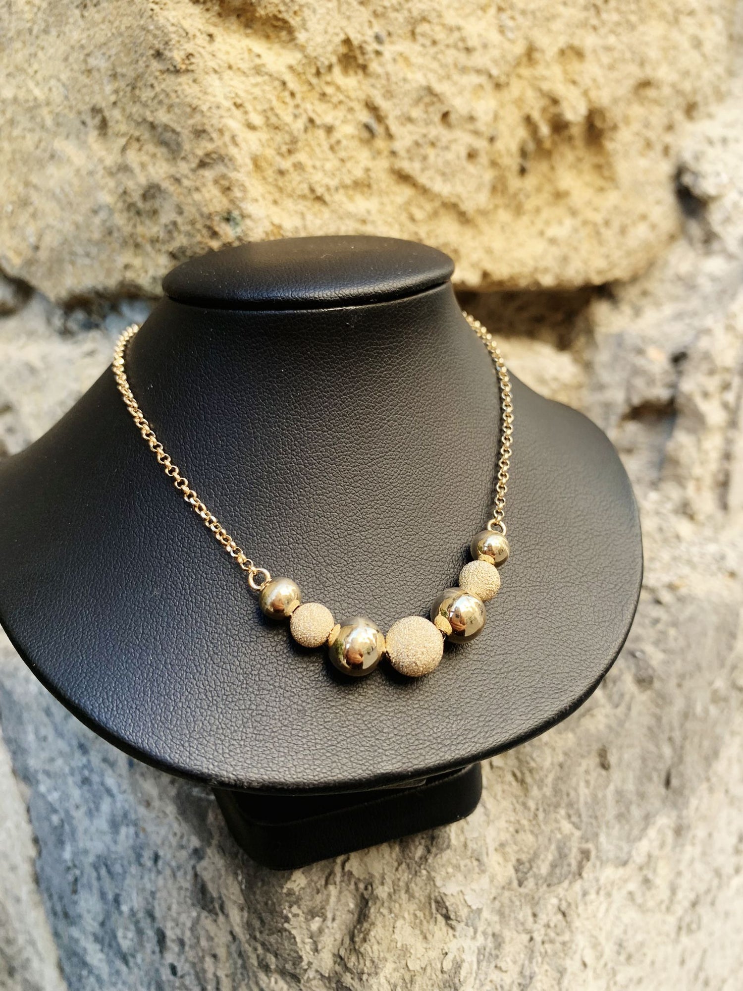 Collane sfere gold