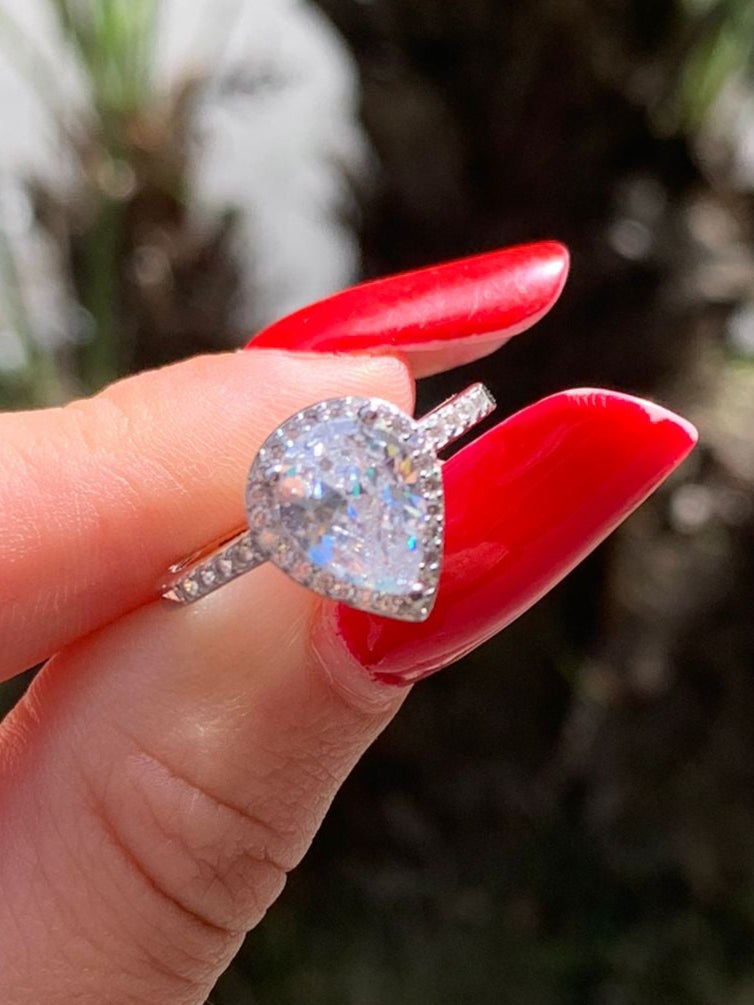 Anello goccia luxury