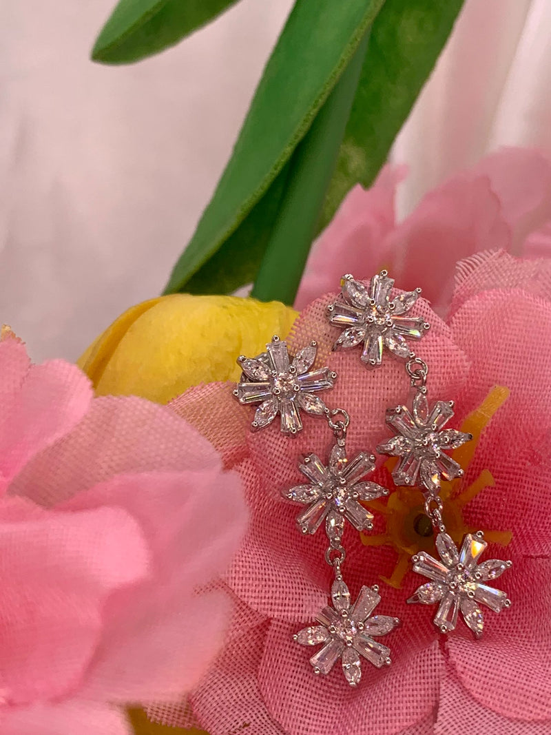 Orecchini tris margherite