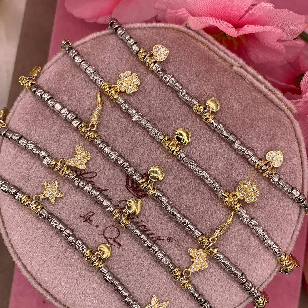 Bracciale rotelle con charm