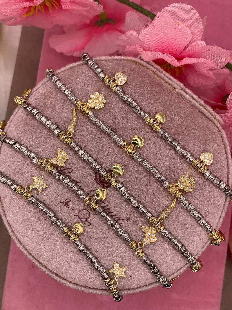 Bracciale rotelle con charm