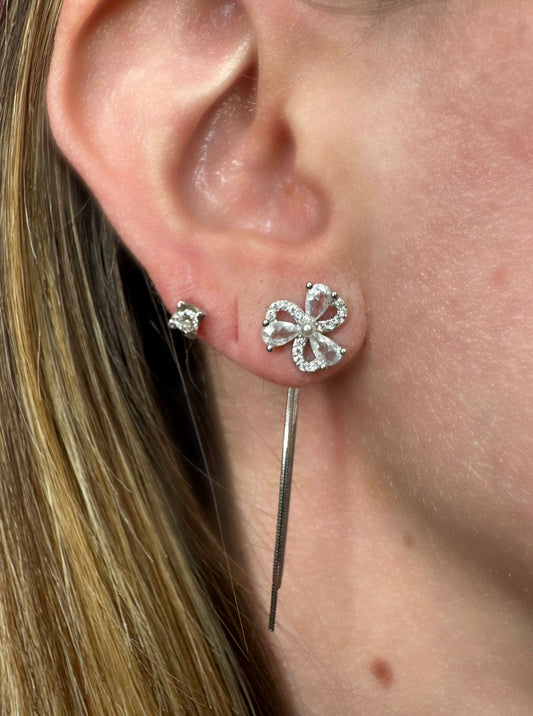 Orecchini elica due fili