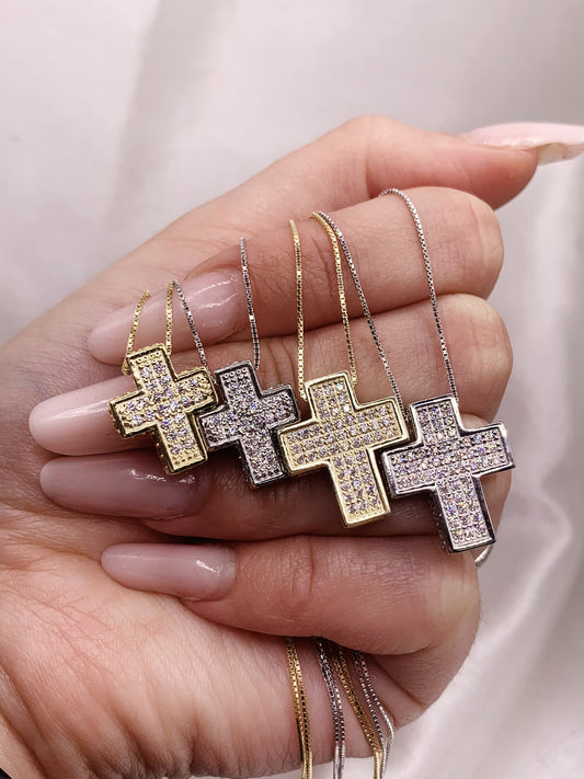 Collana croce salvini