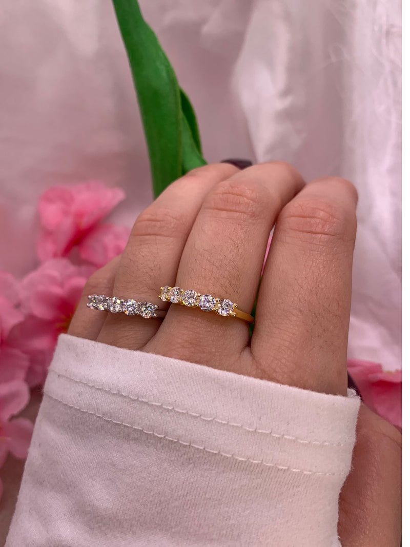 Semi Veretta 5 pietre