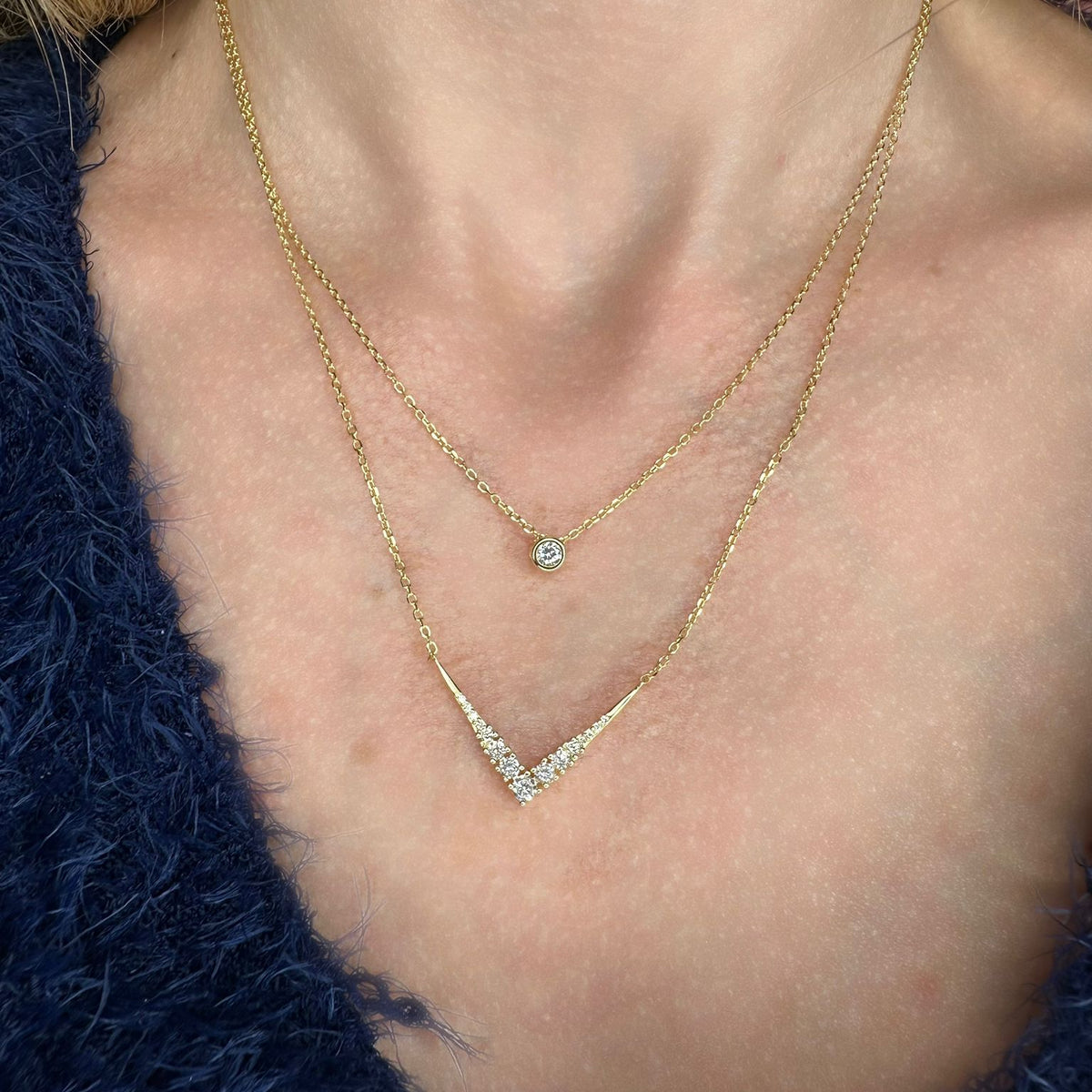 Collana eleganza doppio filo