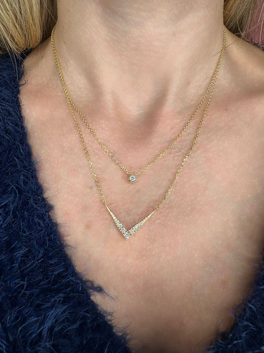 Collana eleganza doppio filo