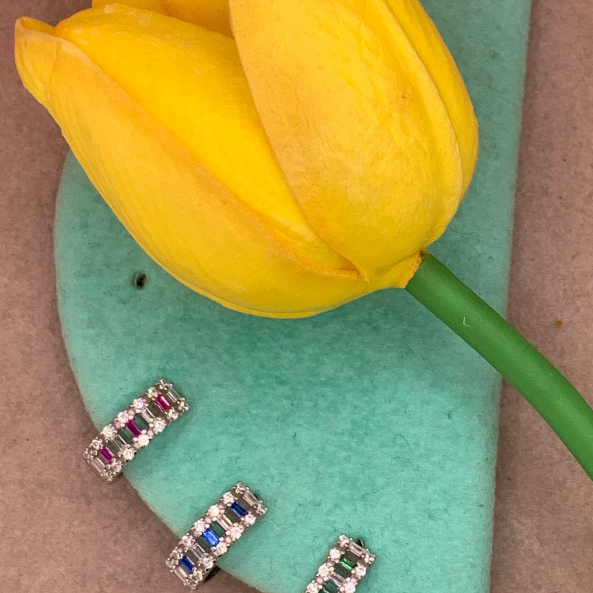 Orecchini cerchietti tiara