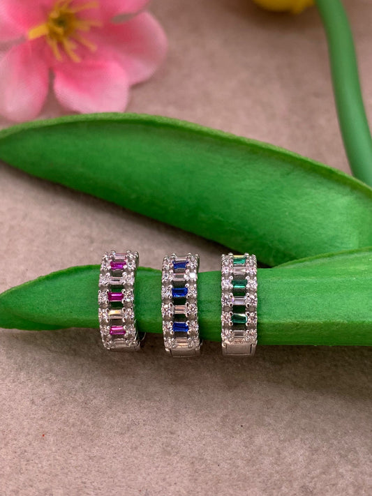 Orecchini cerchietti tiara