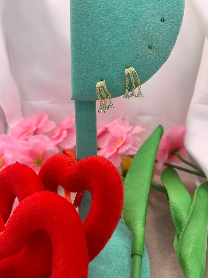 Orecchini tris chandelier