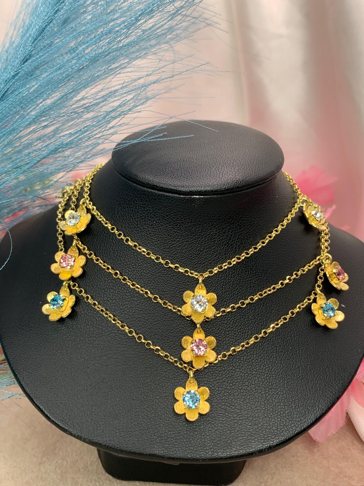 Collana fiorellini chic