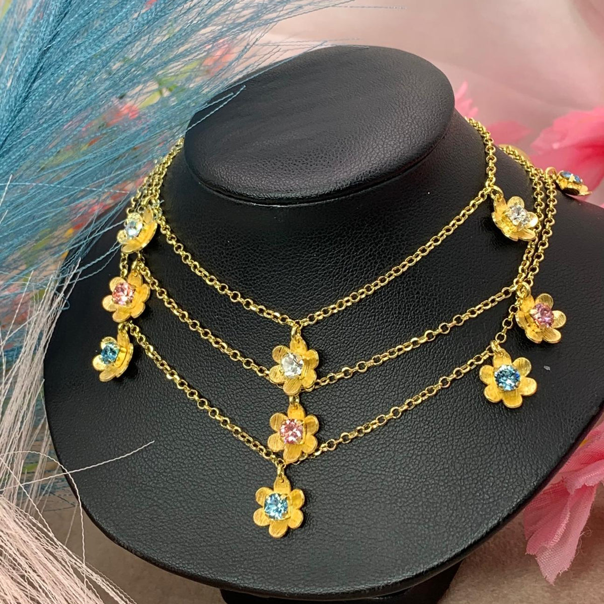 Collana fiorellini chic