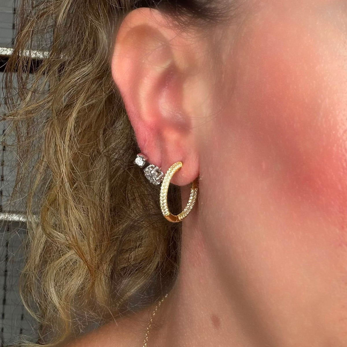 Cerchietti oro zirconati