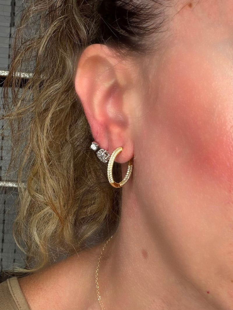 Cerchietti oro zirconati