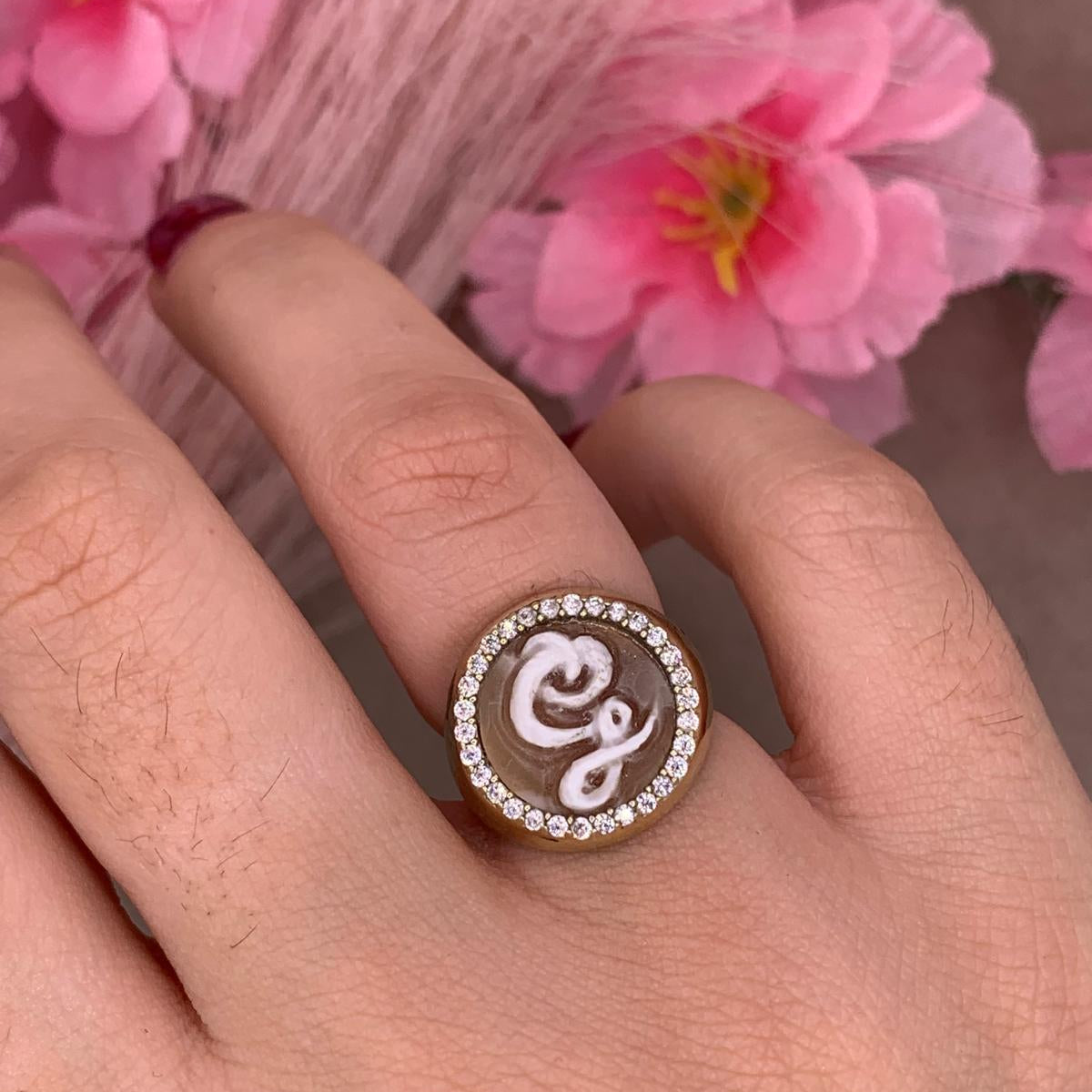 Anello iniziale cameo