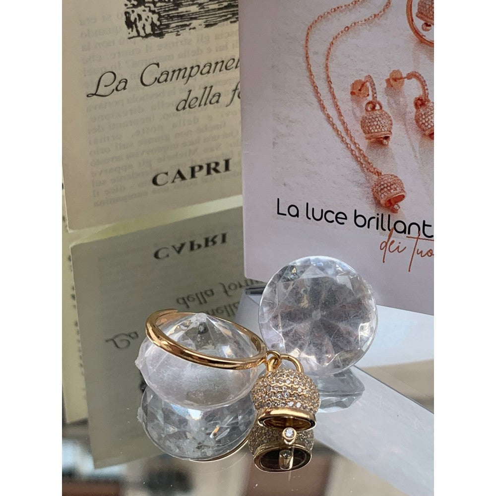 anello campanella porta fortuna made in capri
