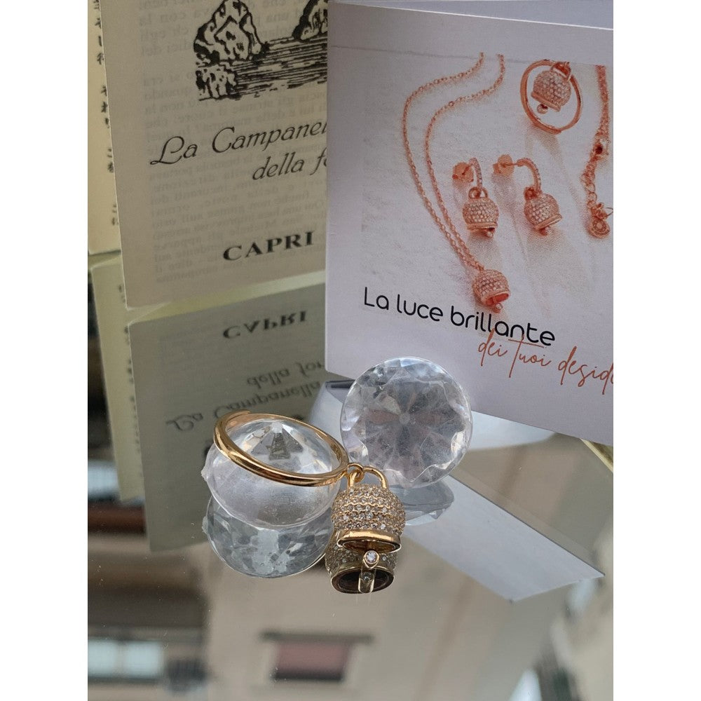 anello campanella porta fortuna made in capri