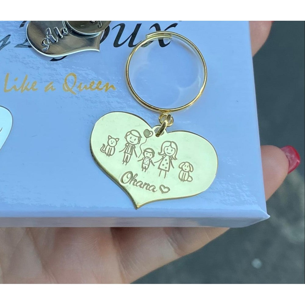 Anello cuore big