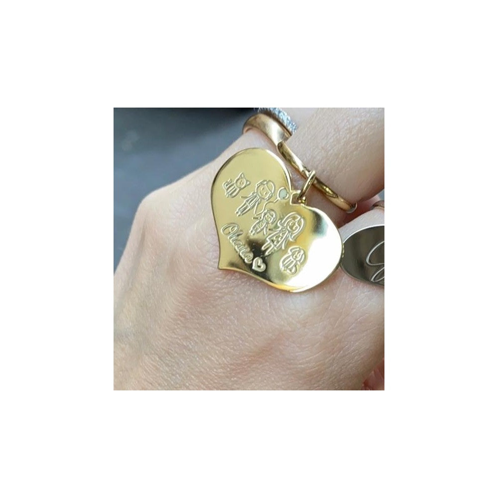 Anello cuore big