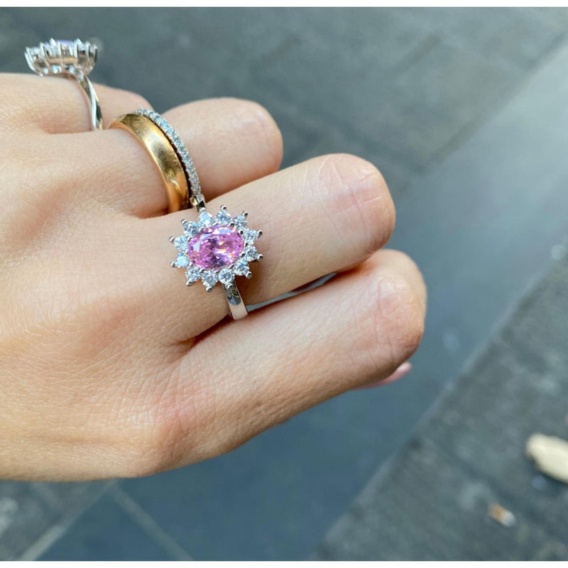 Anello kate rosa