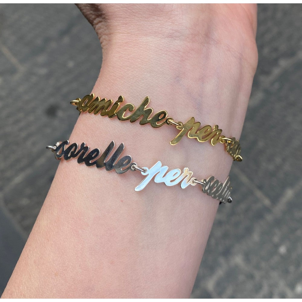 Bracciale frase personalizzata