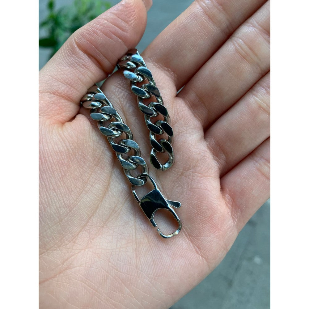 Bracciale grumetta acciaio
