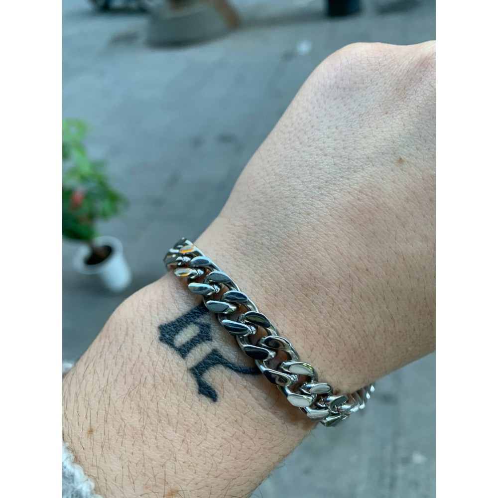 Bracciale grumetta acciaio