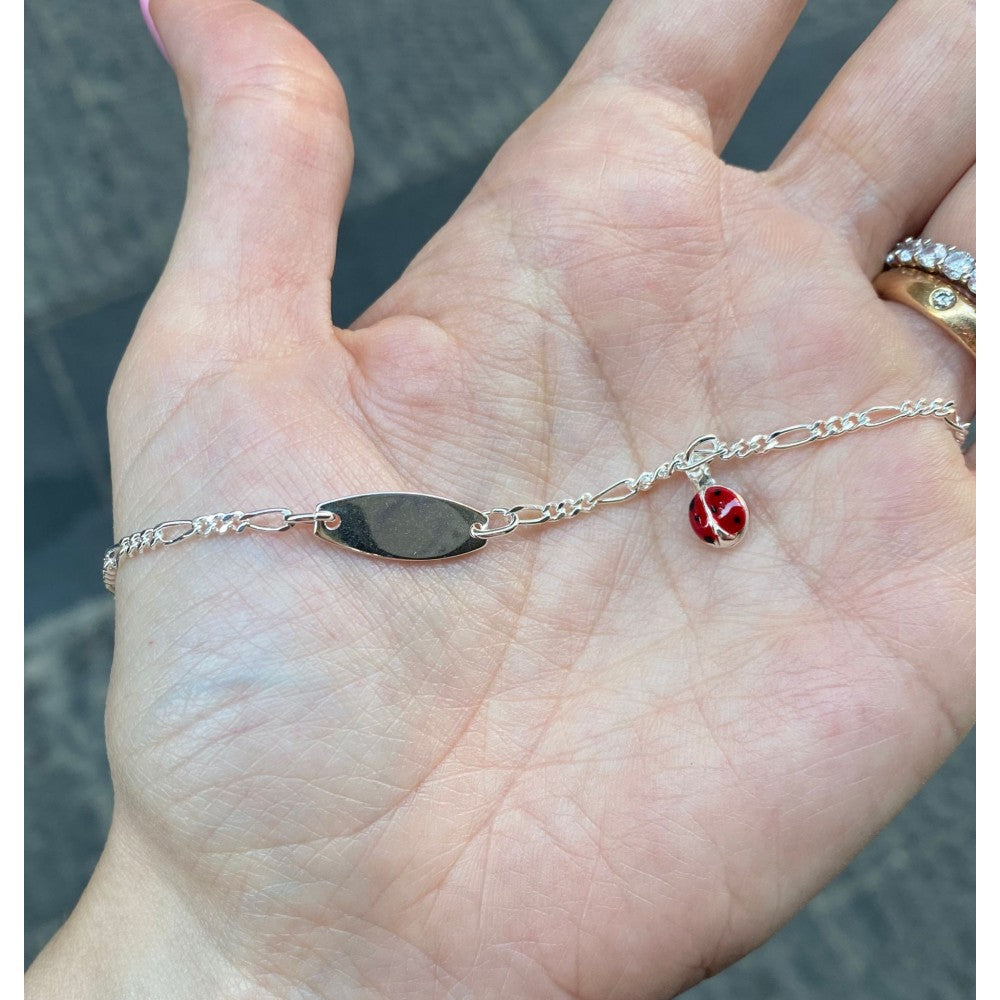 Bracciale targa bimbo/a