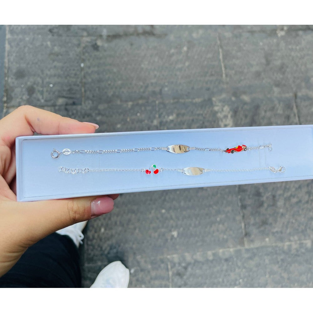 Bracciale targa bimbo/a