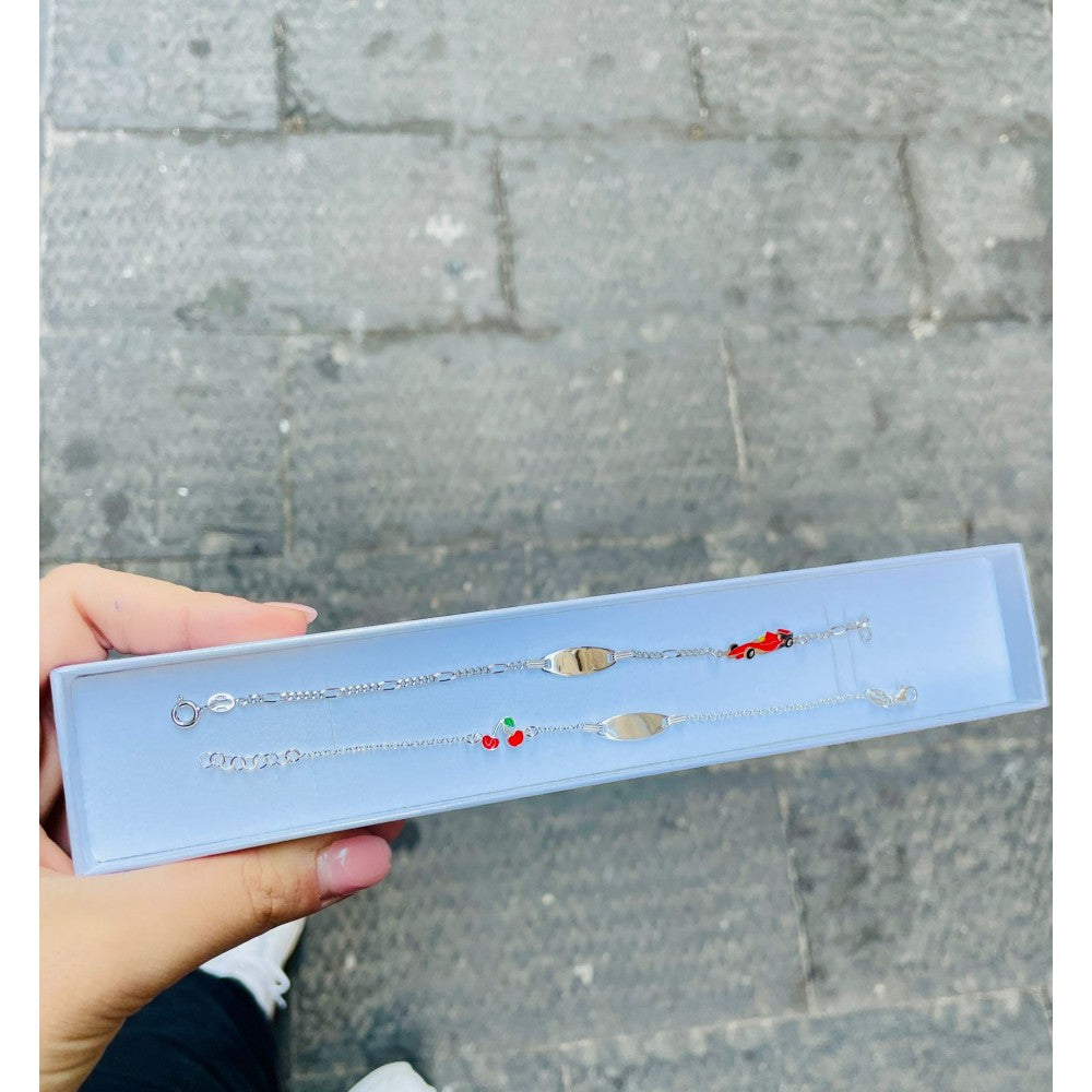 Bracciale targa bimbo/a
