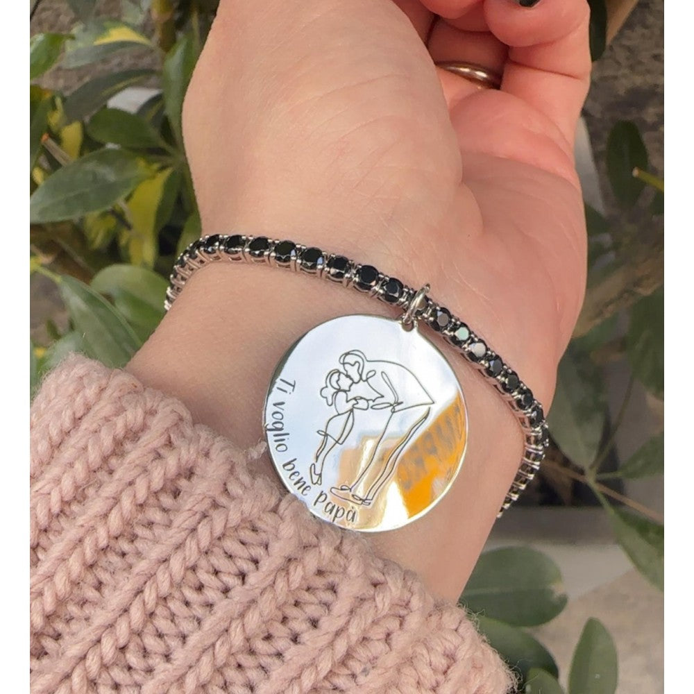 Bracciale tennis papà