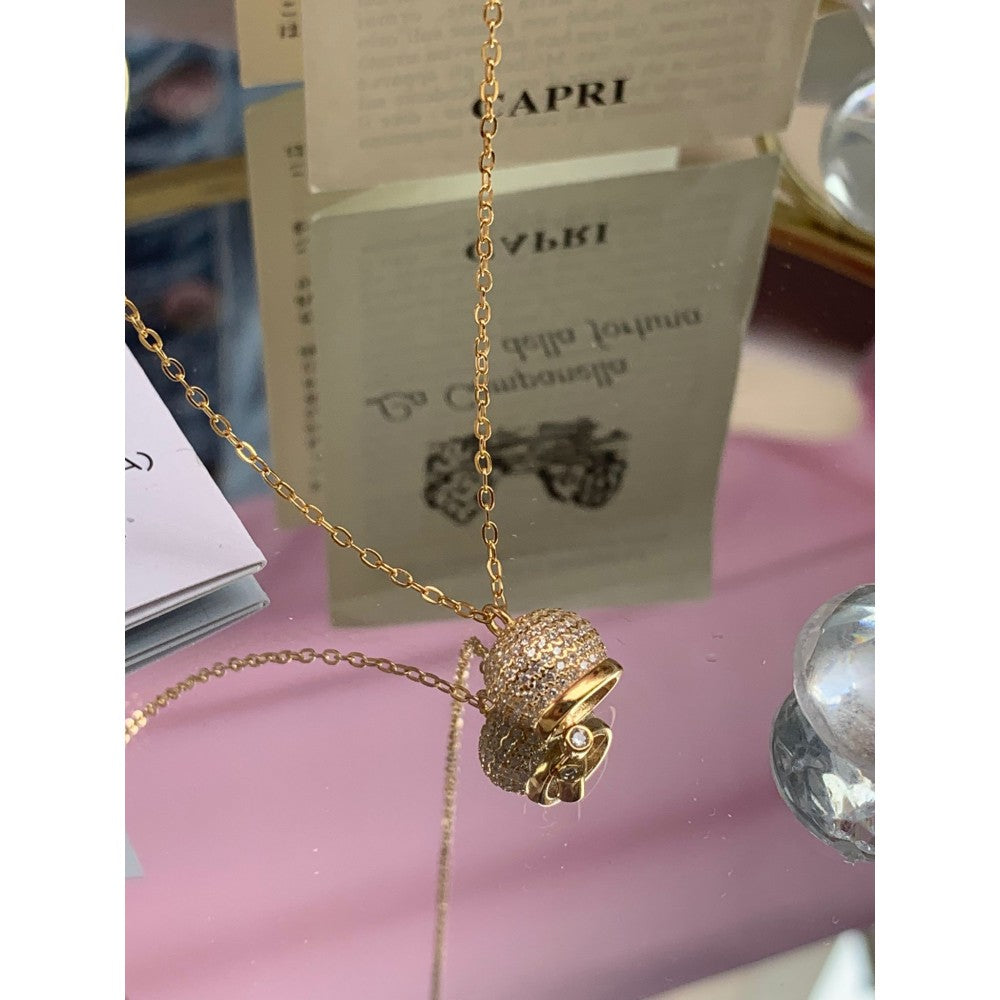 collana campanella porta fortuna linea capri