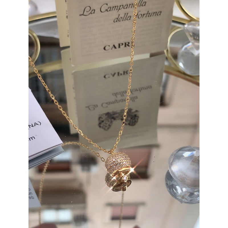 collana campanella porta fortuna linea capri