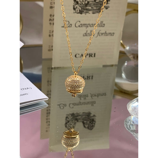 collana campanella porta fortuna linea capri