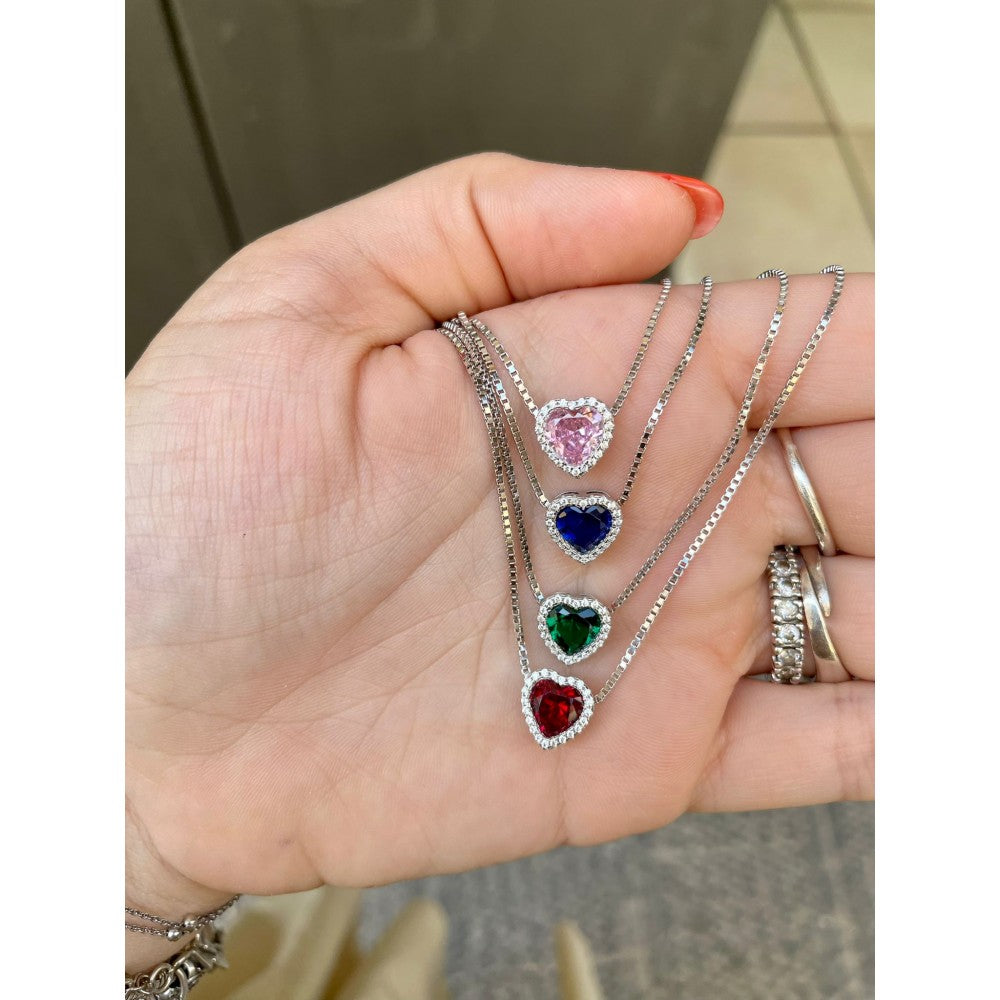 Collana cuore diamond