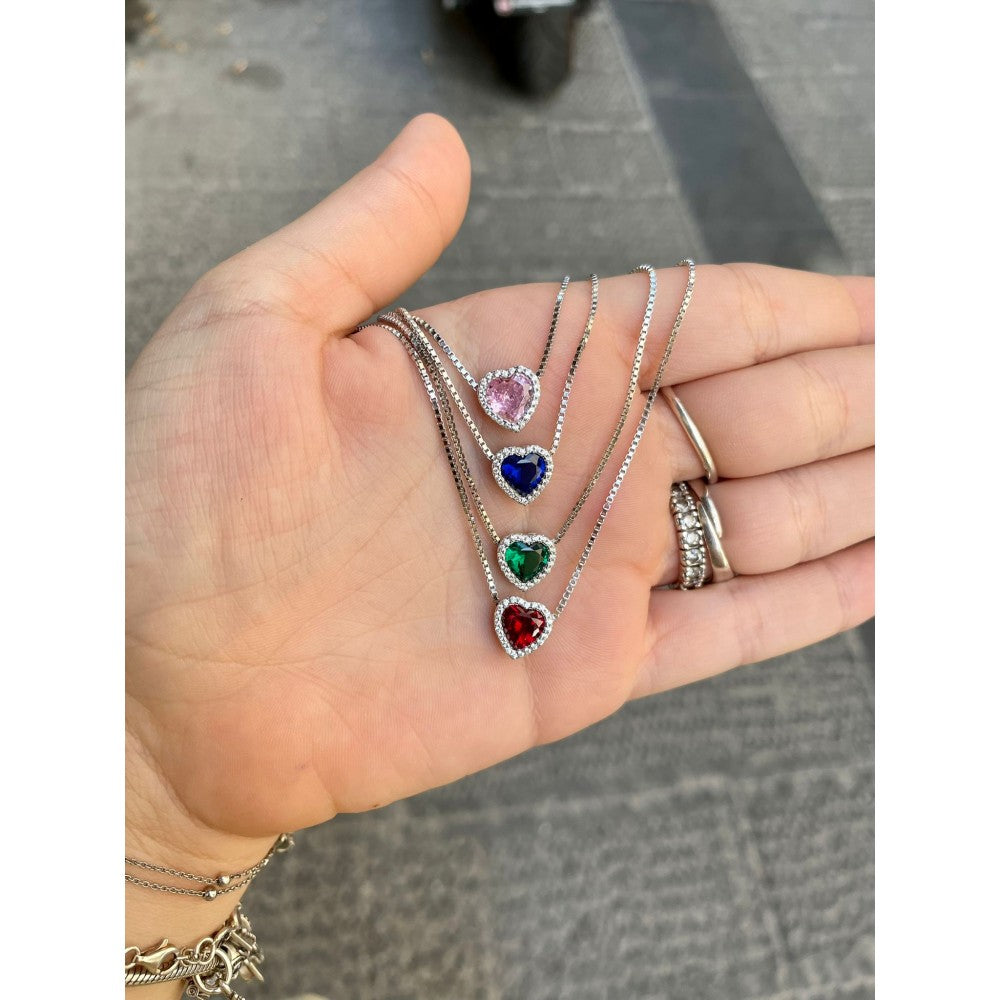 Collana cuore diamond