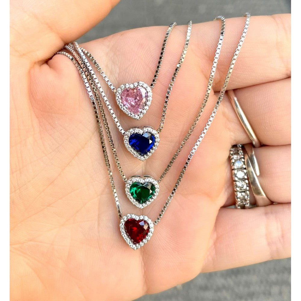 Collana cuore diamond