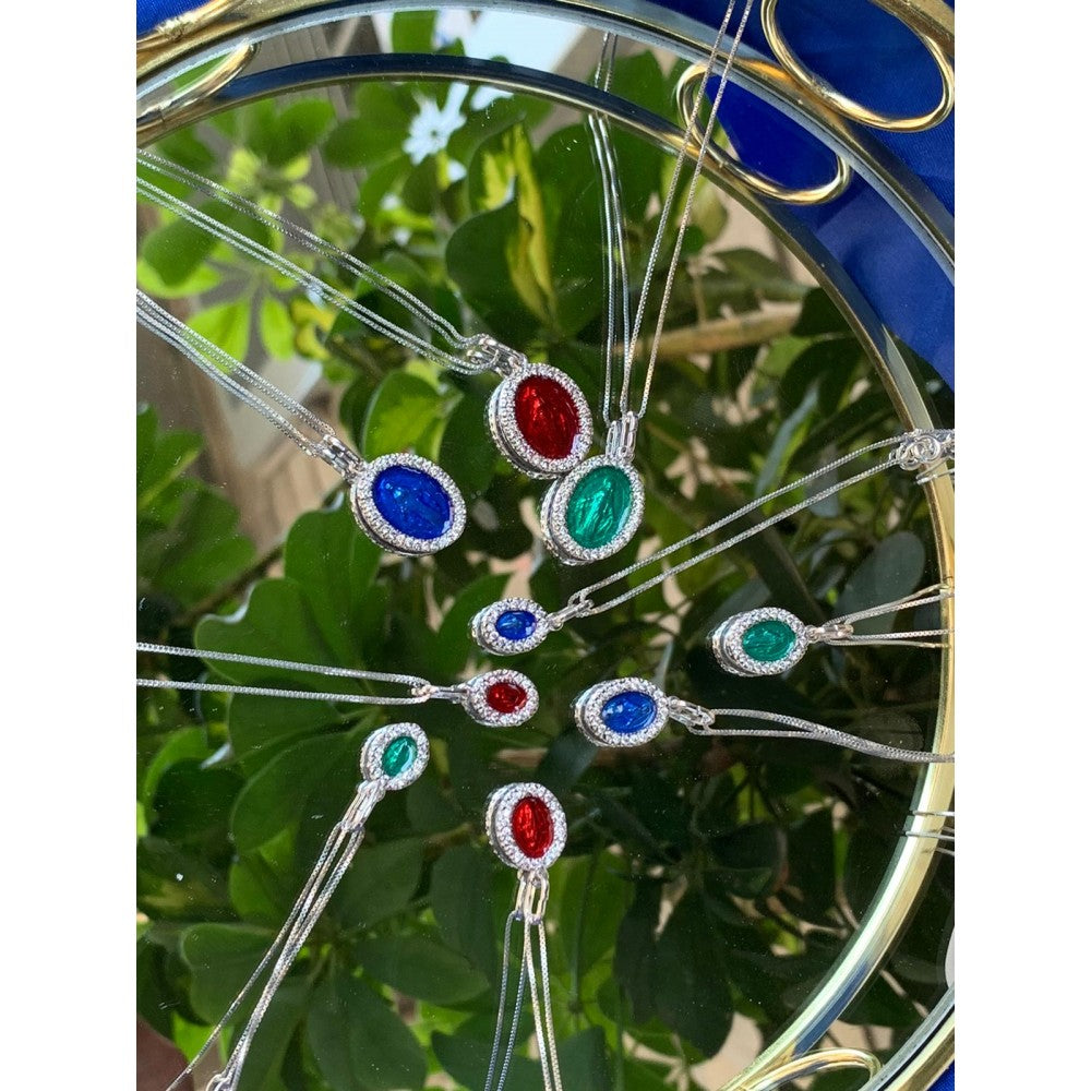 Collana madonnina color